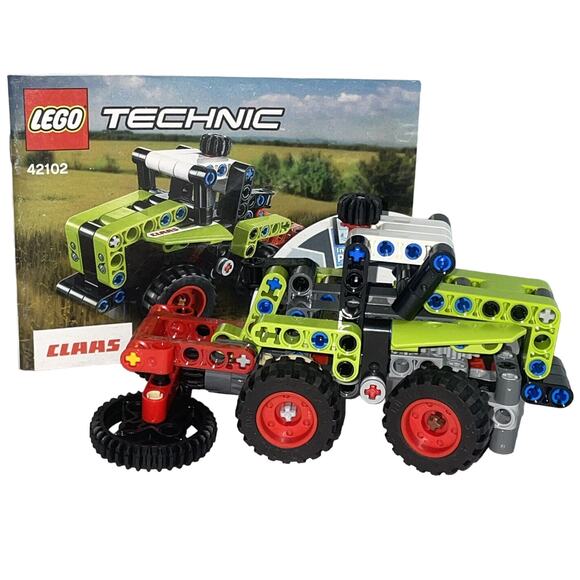 LEGO TECHNIC 42102 Claas Xerion Toy Tractor Set Complete w/o Stickers Farm Equip - Picture 1 of 6